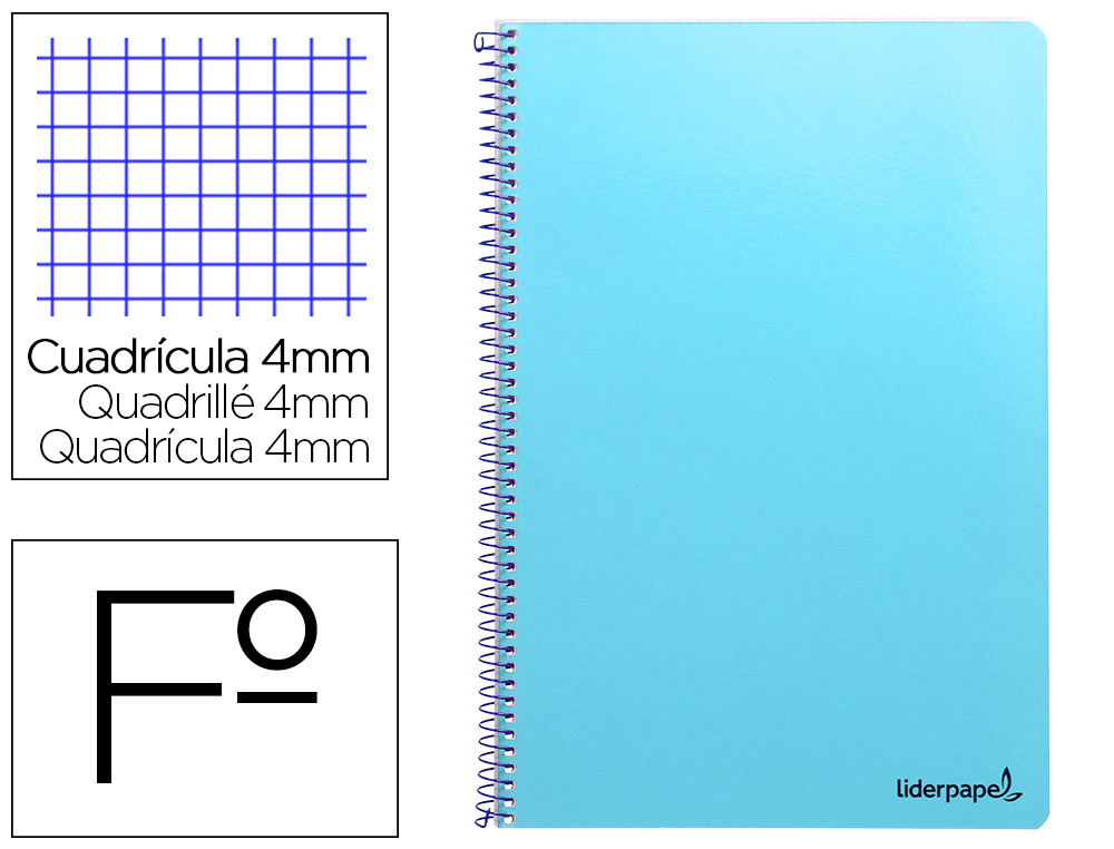 Papelnor S L Cuaderno Espiral Liderpapel Folio Smart Tapa Blanda