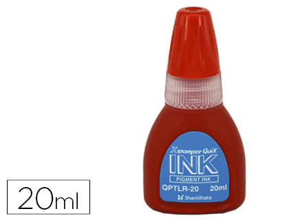 TINTA X'STAMPER QUIX PARA SELLOS ROJA BOTE DE 20 ML