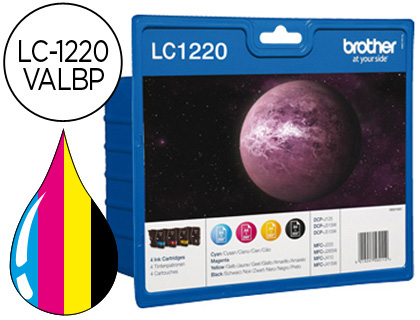 INK-JET BROTHER MFC-J430W DCP-J725W/J925W PACK 4 COLORES