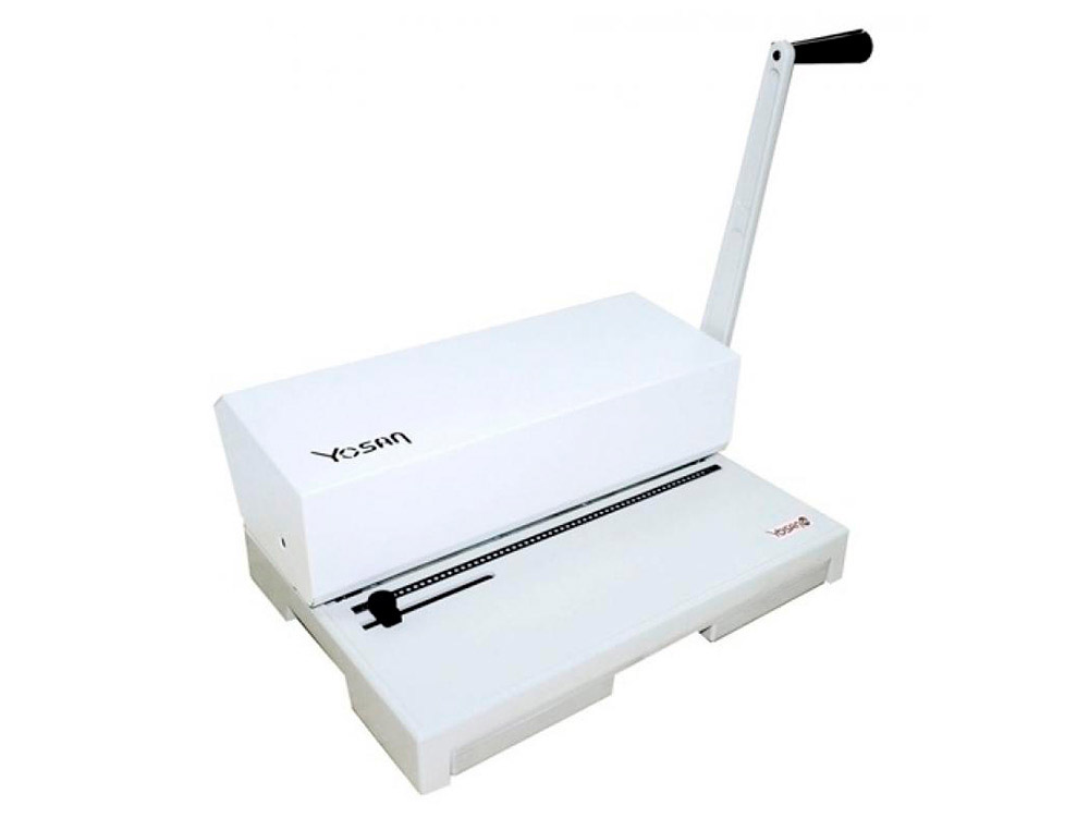 ENCUADERNADORA PARA ESPIRAL YOSAN 64 PERFORA 20 HOJAS TAMAO FOLIO PASO 64 5:1 ENCUADERNA HASTA 330 HOJAS