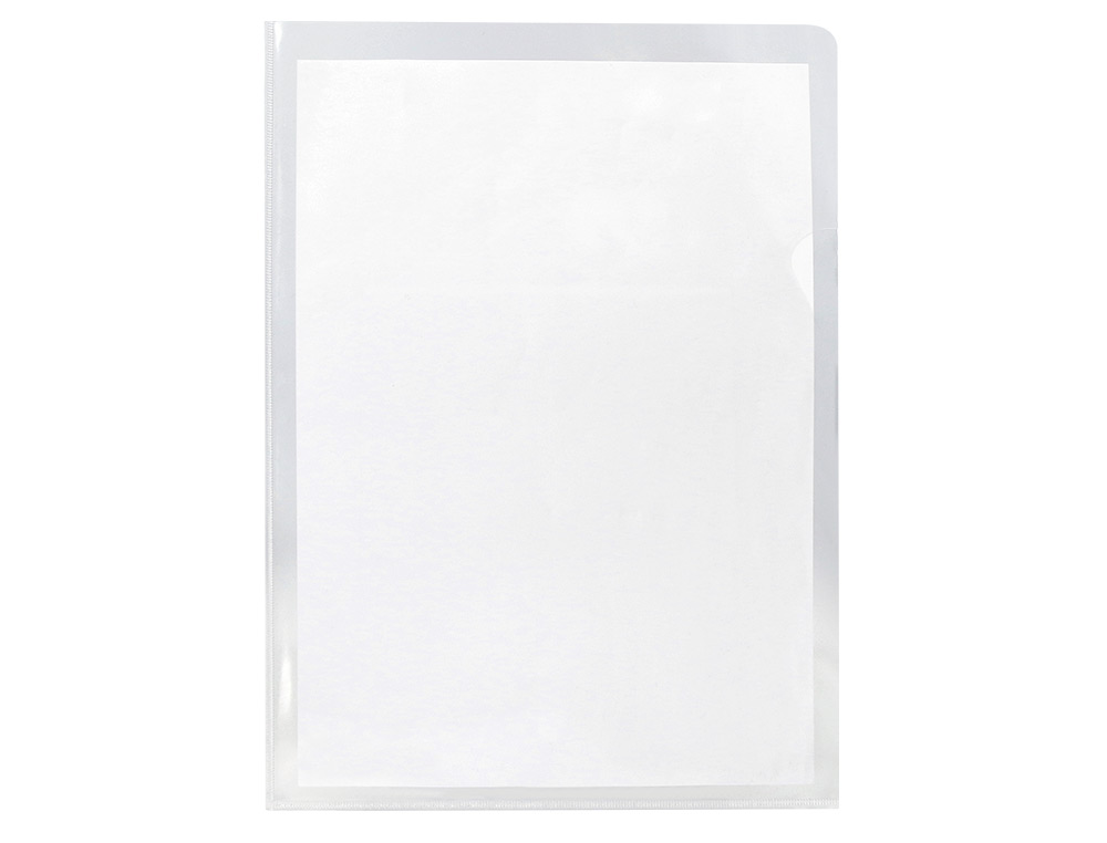 CARPETA DOSSIER UERO PLASTICO Q-CONNECT 180 MC FOLIO TRANSPARENTE