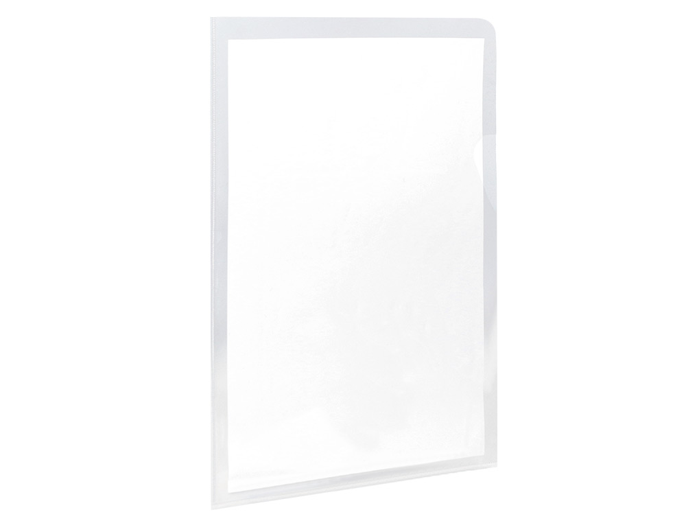 CARPETA DOSSIER UERO PLASTICO Q-CONNECT 180 MC FOLIO TRANSPARENTE