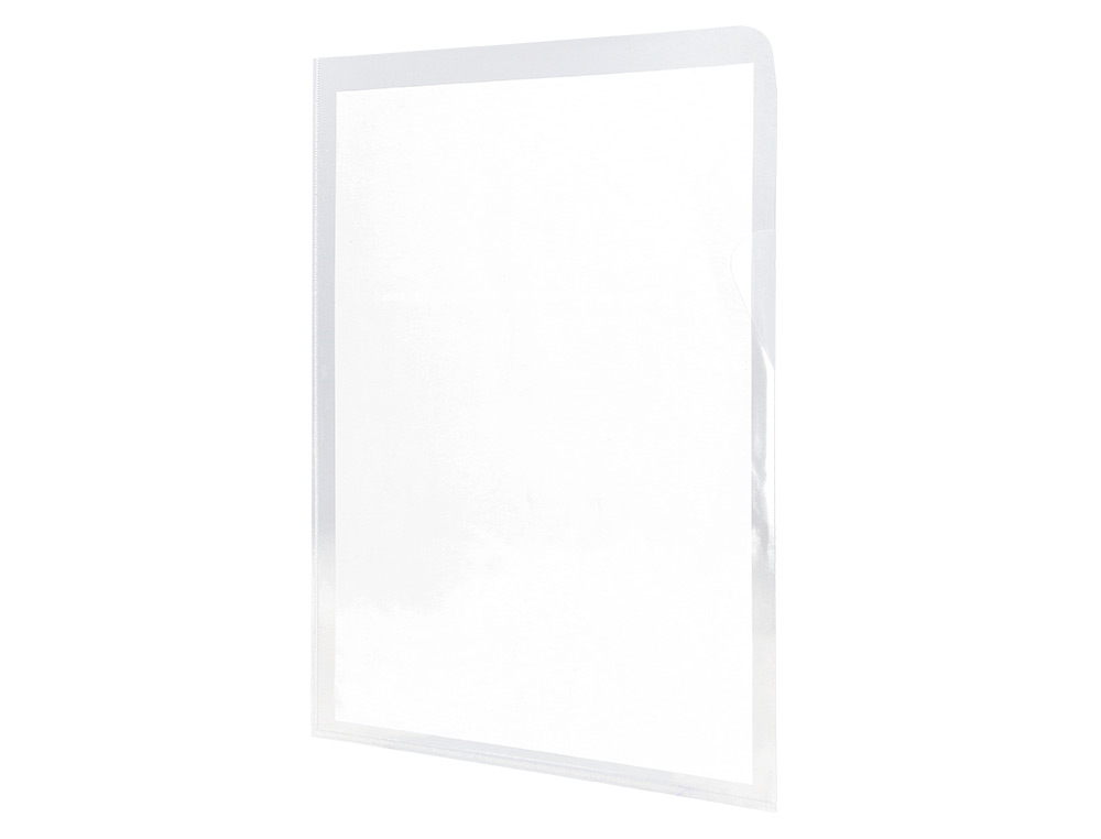 CARPETA DOSSIER UERO PLASTICO Q-CONNECT 180 MC FOLIO TRANSPARENTE