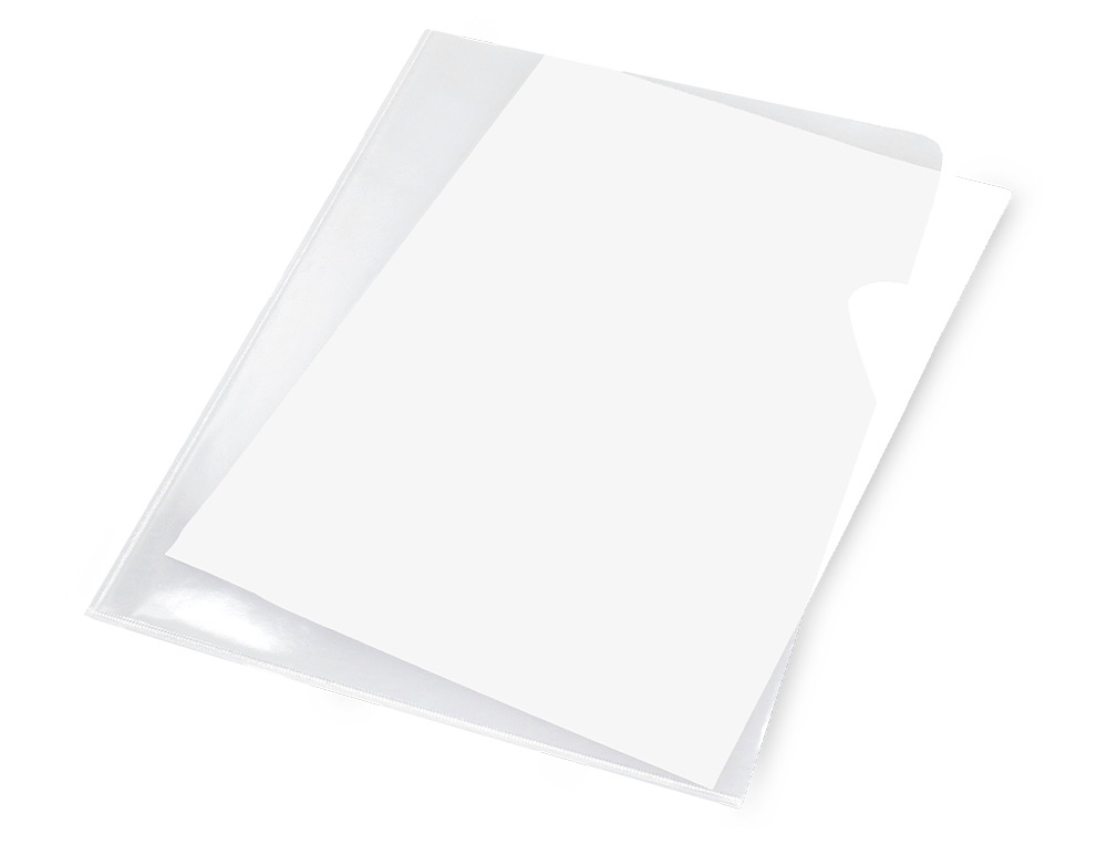 CARPETA DOSSIER UERO PLASTICO Q-CONNECT 180 MC FOLIO TRANSPARENTE
