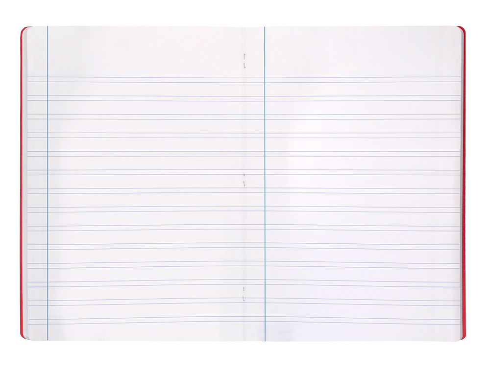 LIBRETA LIDERPAPEL 360 TAPA DE PLASTICO A4 48 HOJAS 90G/M2 PAUTA 4 3,5MM CON MARGEN COLORES SURTIDOS