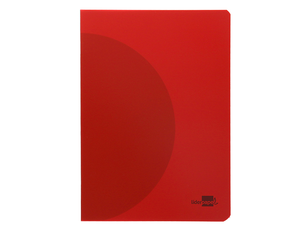 LIBRETA LIDERPAPEL 360 TAPA DE PLASTICO A4 48 HOJAS 90G/M2 PAUTA 4 3,5MM CON MARGEN COLORES SURTIDOS