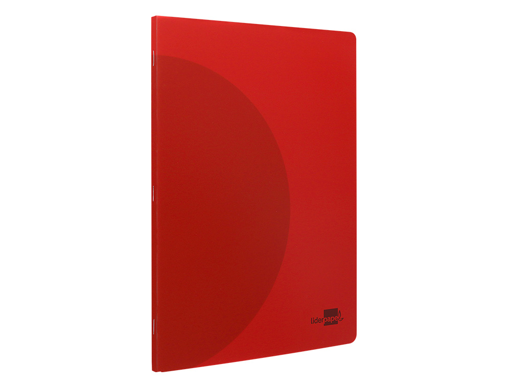 LIBRETA LIDERPAPEL 360 TAPA DE PLASTICO A4 48 HOJAS 90G/M2 PAUTA 4 3,5MM CON MARGEN COLORES SURTIDOS