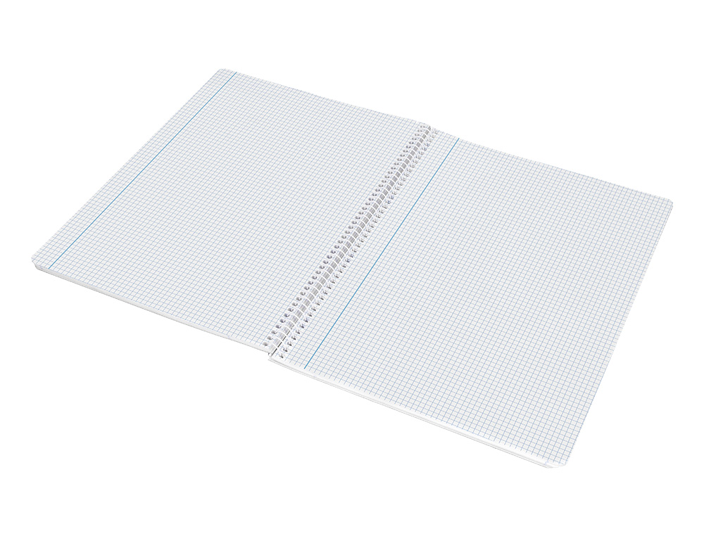CUADERNO ESPIRAL LIDERPAPEL FOLIO SMART TAPA BLANDA 80H 60GR CUADRO 3MM CON MARGEN COLORES SURTIDOS