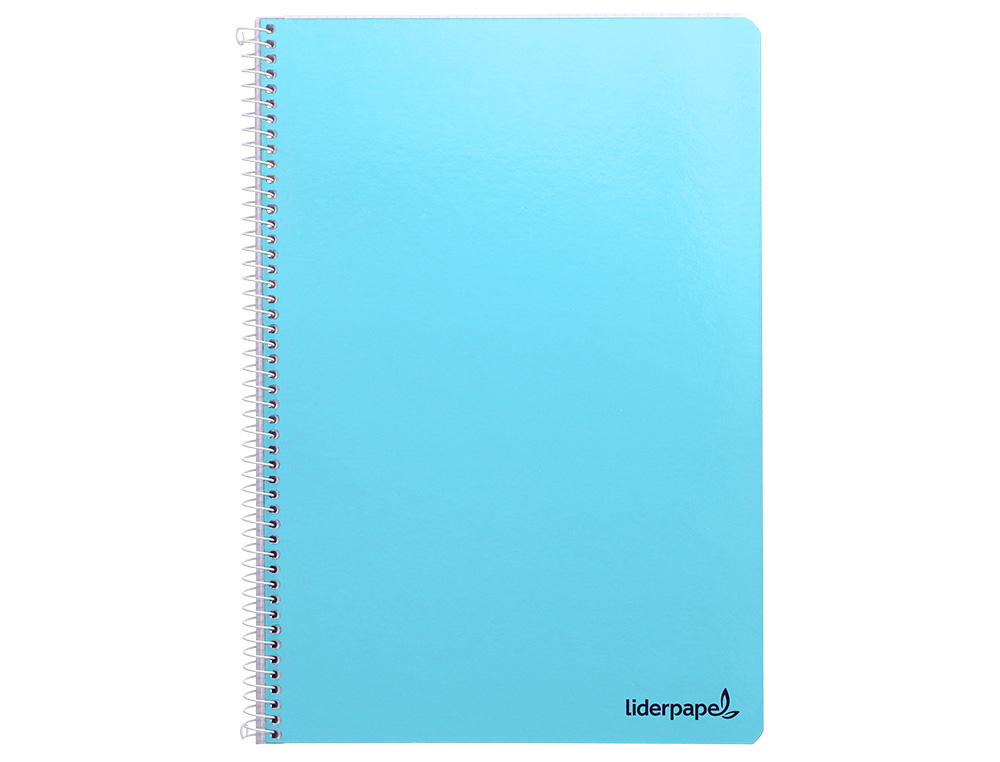 CUADERNO ESPIRAL LIDERPAPEL FOLIO SMART TAPA BLANDA 80H 60GR CUADRO 3MM CON MARGEN COLORES SURTIDOS