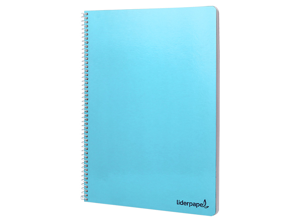 CUADERNO ESPIRAL LIDERPAPEL FOLIO SMART TAPA BLANDA 80H 60GR CUADRO 3MM CON MARGEN COLORES SURTIDOS
