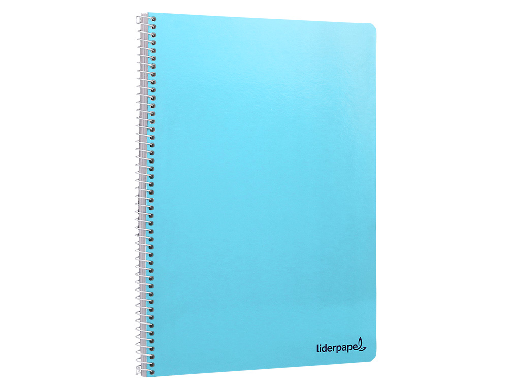 CUADERNO ESPIRAL LIDERPAPEL FOLIO SMART TAPA BLANDA 80H 60GR CUADRO 3MM CON MARGEN COLORES SURTIDOS