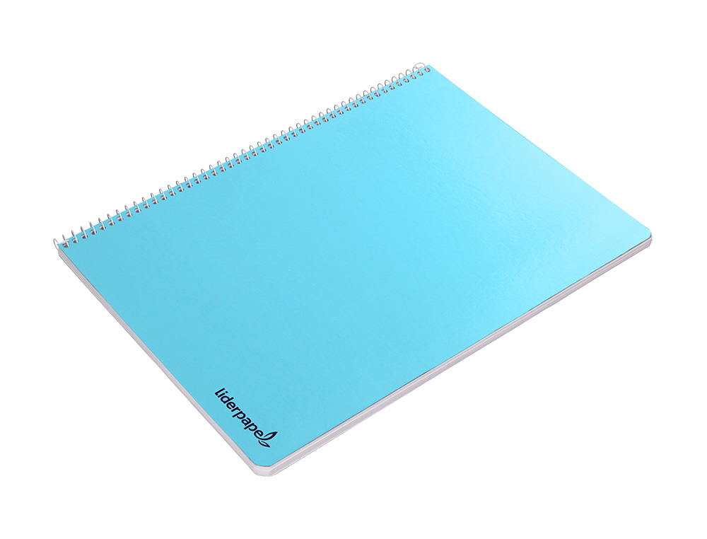 CUADERNO ESPIRAL LIDERPAPEL FOLIO SMART TAPA BLANDA 80H 60GR CUADRO 3MM CON MARGEN COLORES SURTIDOS