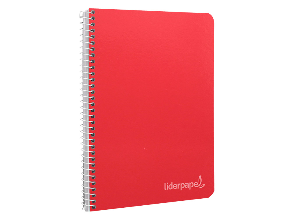CUADERNO ESPIRAL LIDERPAPEL CUARTO WITTY TAPA DURA 80H 75GR CUADRO 6MM CON MARGEN COLORES SURTIDOS