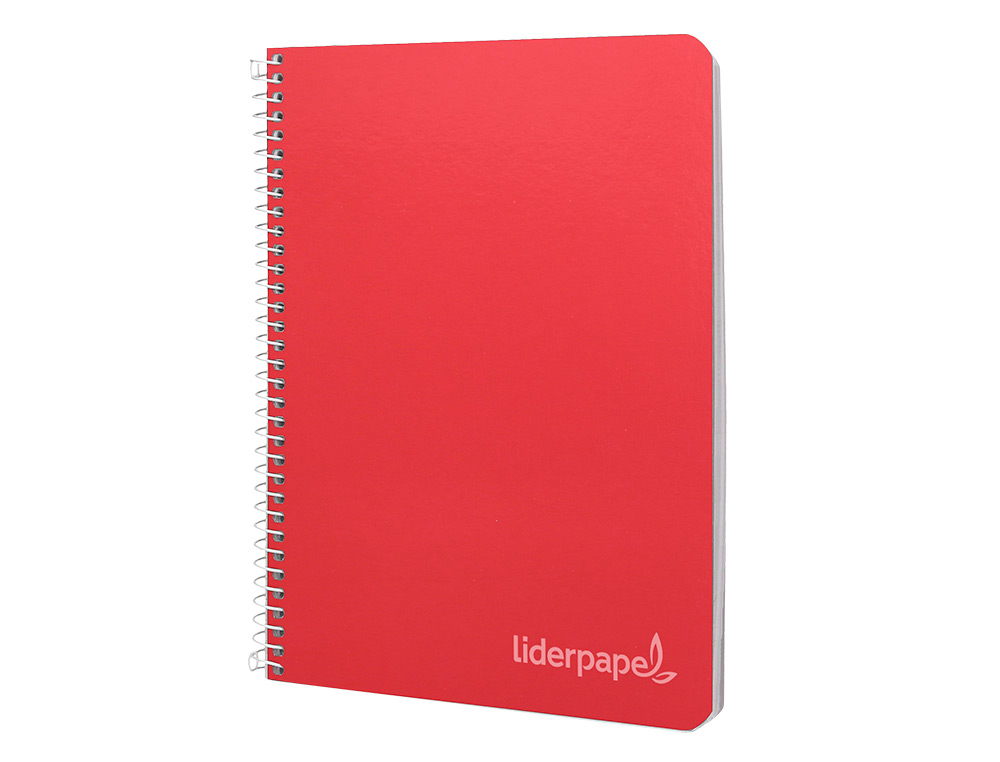 CUADERNO ESPIRAL LIDERPAPEL CUARTO WITTY TAPA DURA 80H 75GR CUADRO 6MM CON MARGEN COLORES SURTIDOS