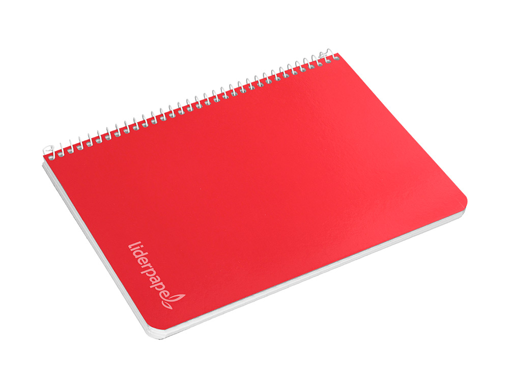 CUADERNO ESPIRAL LIDERPAPEL CUARTO WITTY TAPA DURA 80H 75GR CUADRO 6MM CON MARGEN COLORES SURTIDOS