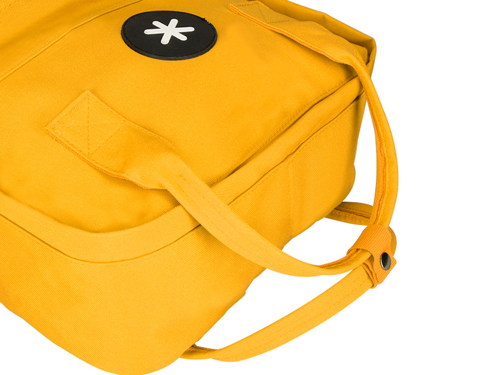 MOCHILA ANTARTIK 2 ASAS Y BOLSILLOS EXTERIORES MOSTAZA 300X115X390 MM
