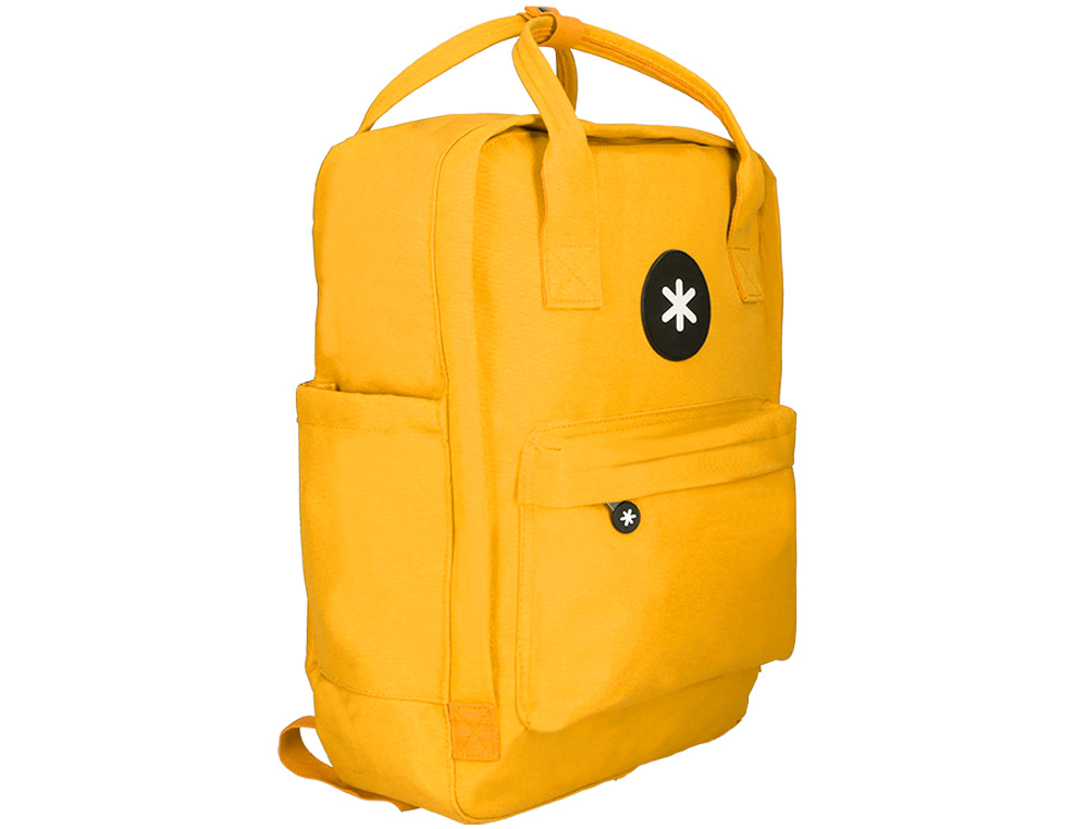 MOCHILA ANTARTIK 2 ASAS Y BOLSILLOS EXTERIORES MOSTAZA 300X115X390 MM