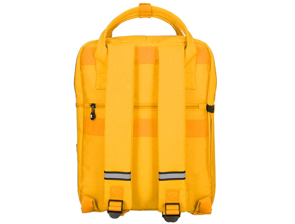 MOCHILA ANTARTIK 2 ASAS Y BOLSILLOS EXTERIORES MOSTAZA 300X115X390 MM