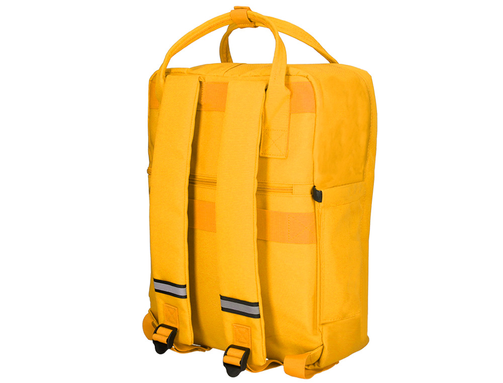 MOCHILA ANTARTIK 2 ASAS Y BOLSILLOS EXTERIORES MOSTAZA 300X115X390 MM