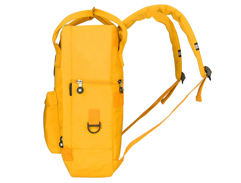 MOCHILA ANTARTIK 2 ASAS Y BOLSILLOS EXTERIORES MOSTAZA 300X115X390 MM