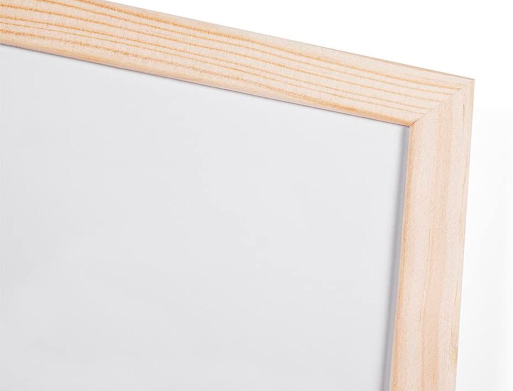 PIZARRA BLANCA Q-CONNECT LAMINADA MARCO DE MADERA 150X100 CM