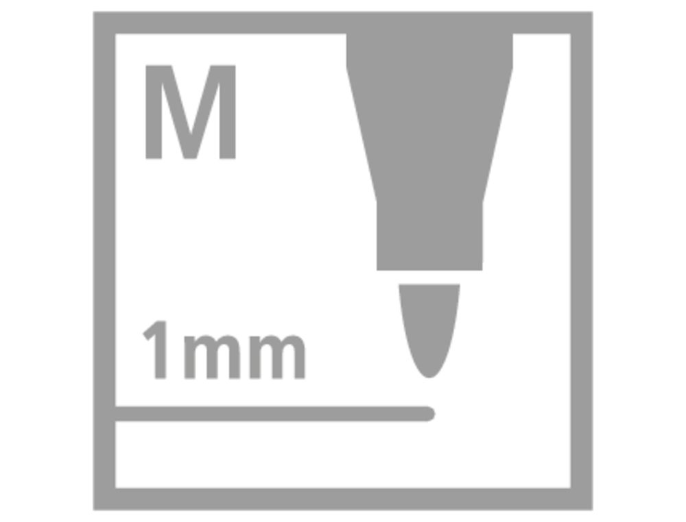 ROTULADOR STABILO ACUARELABLE PEN 68 CARNE CLARO PUNTA GRUESA 1MM