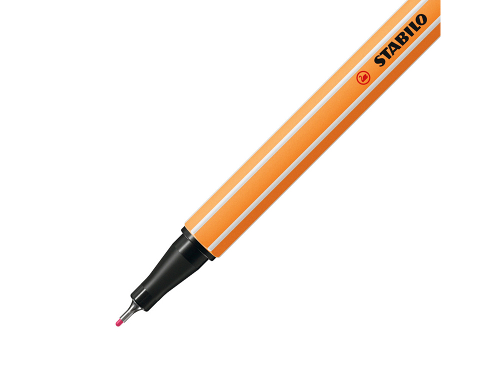 ROTULADOR STABILO PUNTA DE FIB RA POINT 88 CARNE OSCURO PUNTA FINA 0,4MM