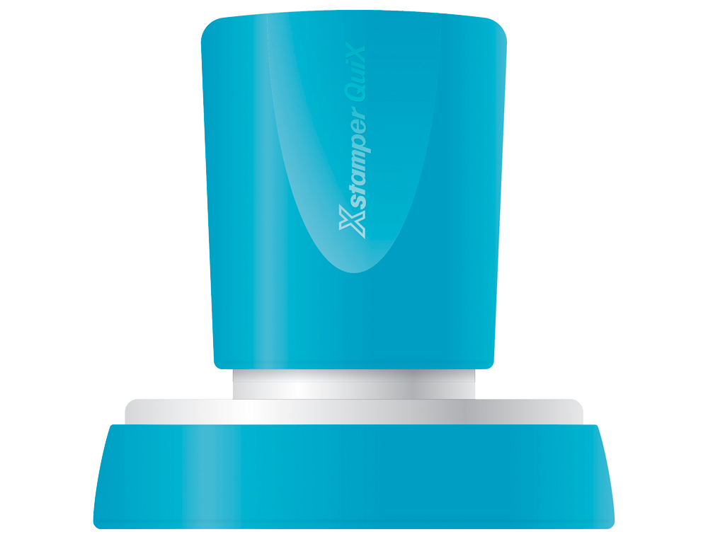 SELLO X'STAMPER QUIX PERSONALIZABLE COLOR AZUL REDONDO DIAMETRO 38 MM Q-53