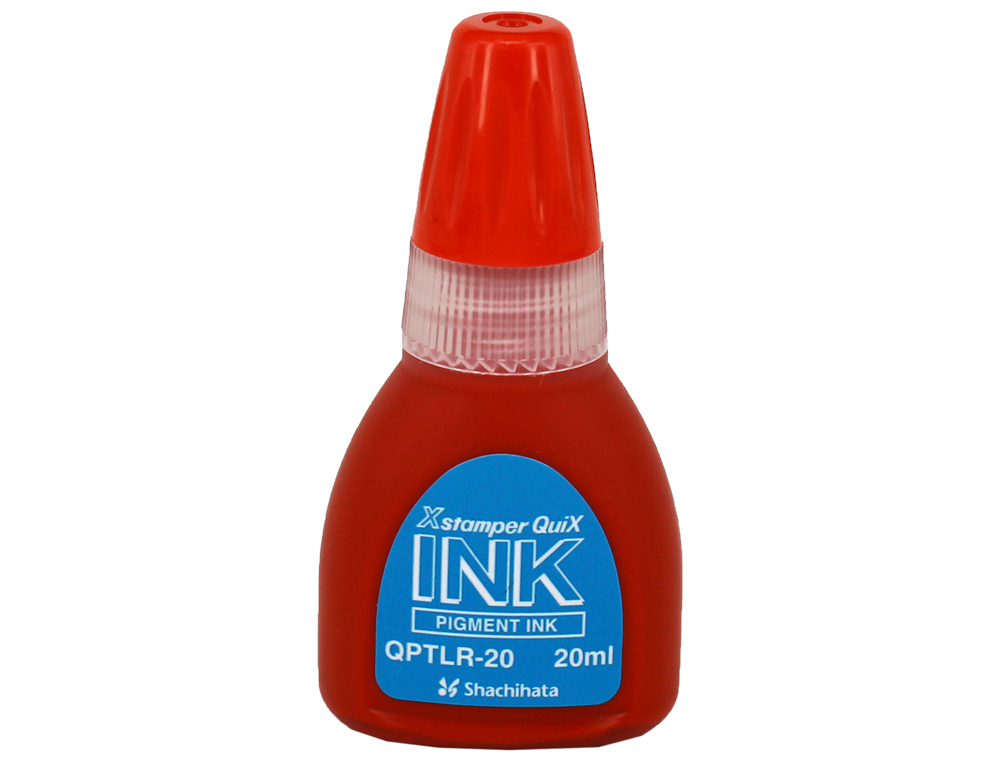 TINTA X'STAMPER QUIX PARA SELLOS ROJA BOTE DE 20 ML