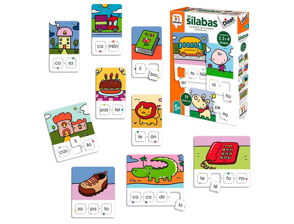 JUEGO DISET DIDACTICO LAS SILABAS