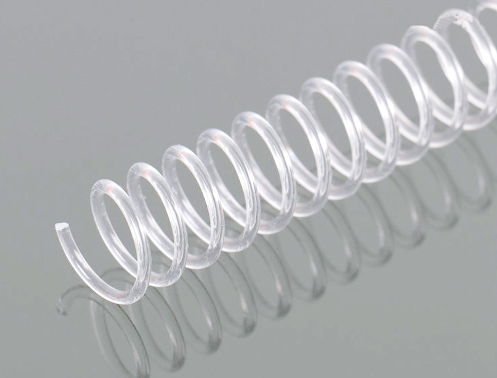 ESPIRAL PLASTICO Q-CONNECT TRANSPARENTE 32 5:1 8MM 1,8MM CAJA DE 100 UNIDADES