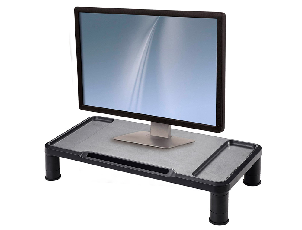 SOPORTE Q-CONNECT PARA MONITOR AJUSTABLE EN ALTURA 555X265X112 MM