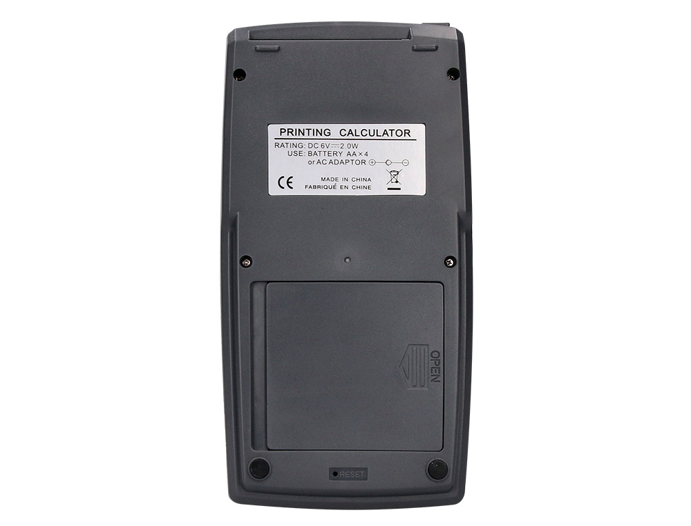 CALCULADORA Q-CONNECT IMPRESORA PANTALLA PAPEL KF11213 12 DIGITOS TINTA AZUL
