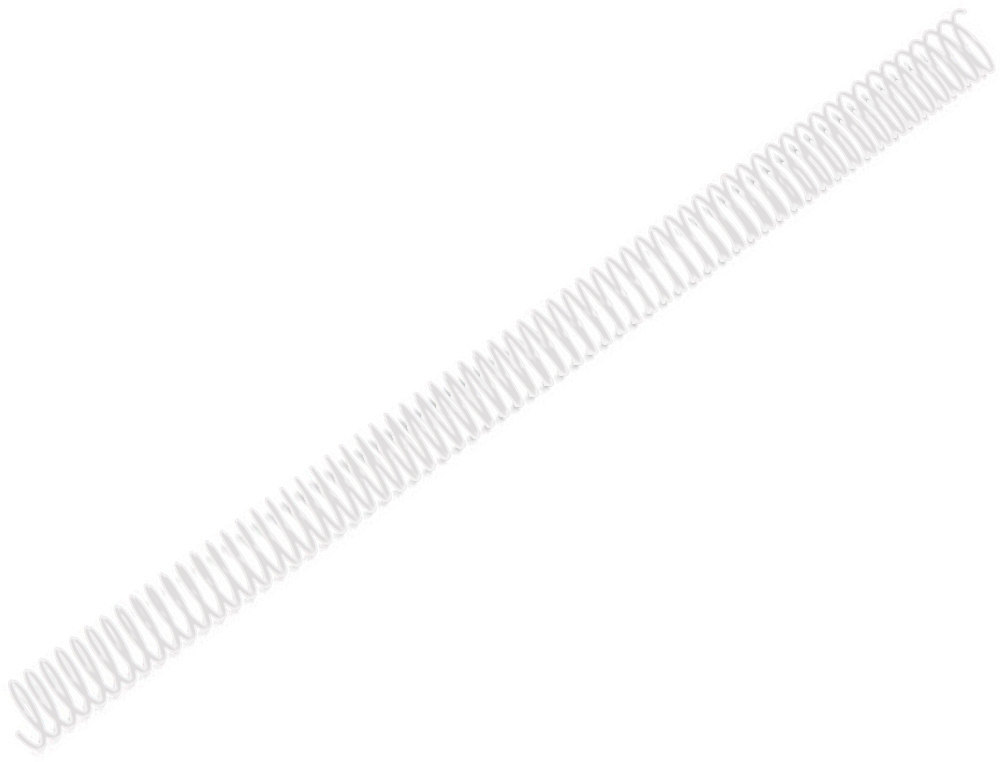 ESPIRAL METALICO Q-CONNECT BLANCO 64 5:1 20MM 1,2MM CAJA DE 100 UNIDADES