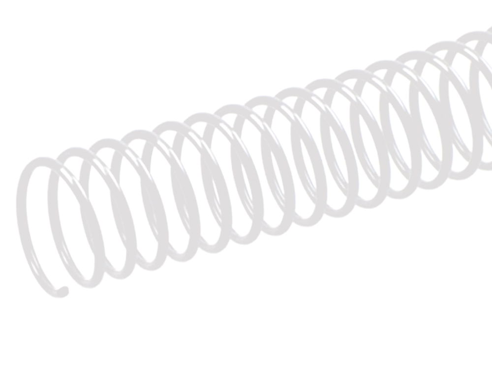 ESPIRAL METALICO Q-CONNECT BLANCO 64 5:1 20MM 1,2MM CAJA DE 100 UNIDADES