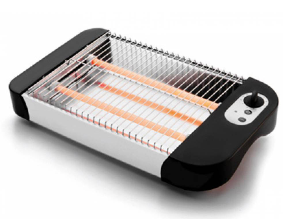 TOSTADOR LACOR PLANO POTENCIA 600W CON BANDEJA RECOGEMIGAS 36X21X6,5 CM