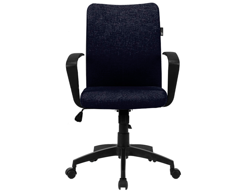 SILLA GIRATORIA Q-CONNECT BASE NYLON REGULABLE EN ALTURA 895+110MM ALTO 580MM ANCHO 550MM PROFUNDIDAD NEGRO