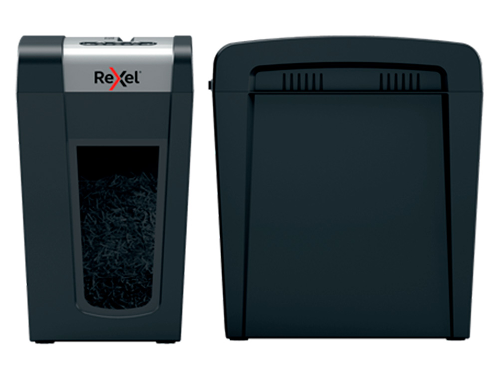 DESTRUCTORA DE DOCUMENTOS REXEL SECURE MC6-SL EU CAPACIDAD 6 HOJAS GRAPAS CLIPS TARJETAS Y CD 18 L