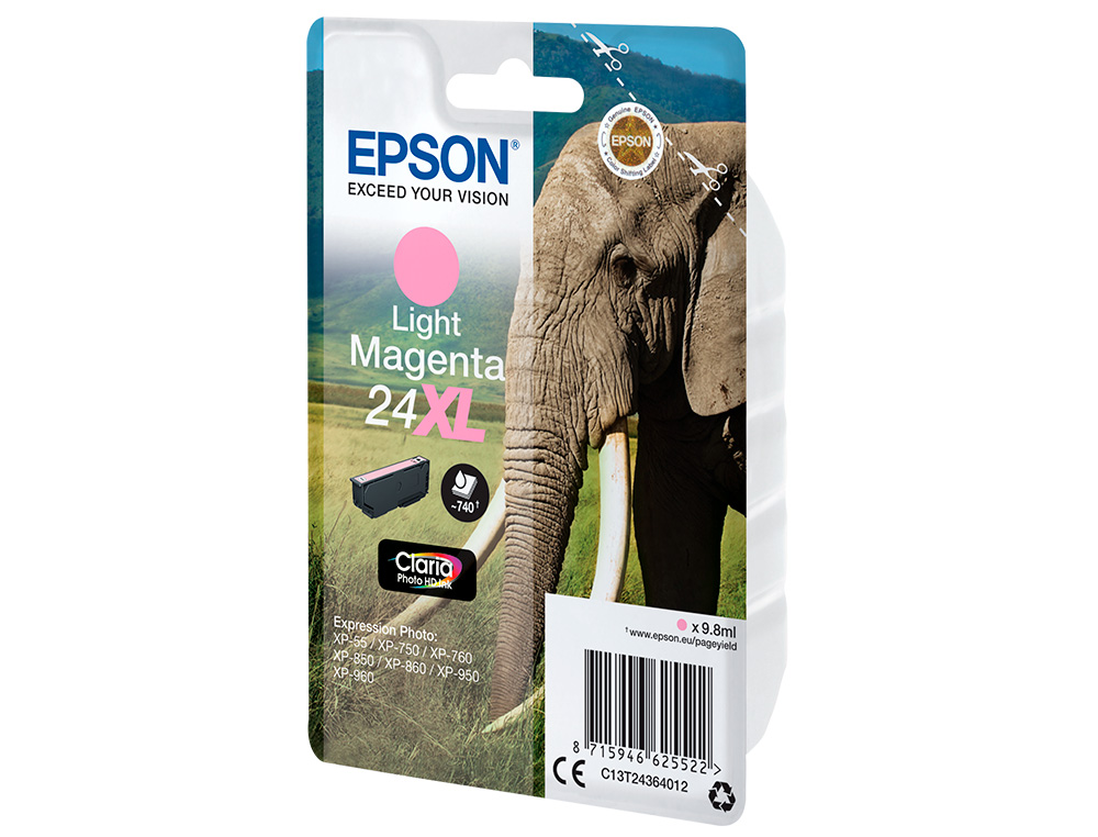 INK-JET EPSON CLARIA PHOTO HD INK MAGENTA CLARO 24XL EXPRESSION PHOTO XP-950