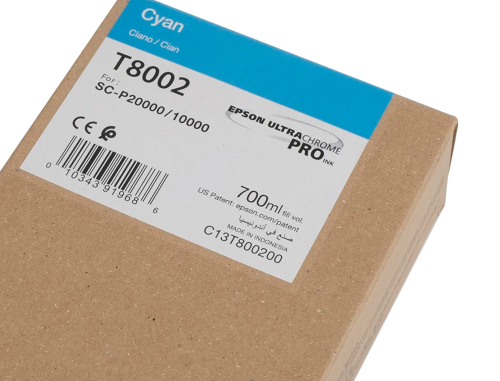 INK-JET EPSON SINGLEPACK CIAN T800200 ULTRACHROME PRO 700ML