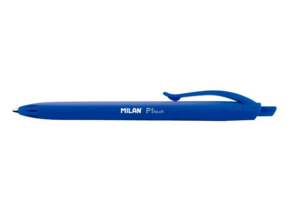 BOLIGRAFO MILAN P1 RETRACTIL 1 MM TOUCH BLISTER DE 4 UNIDADES COLORES SURTIDOS