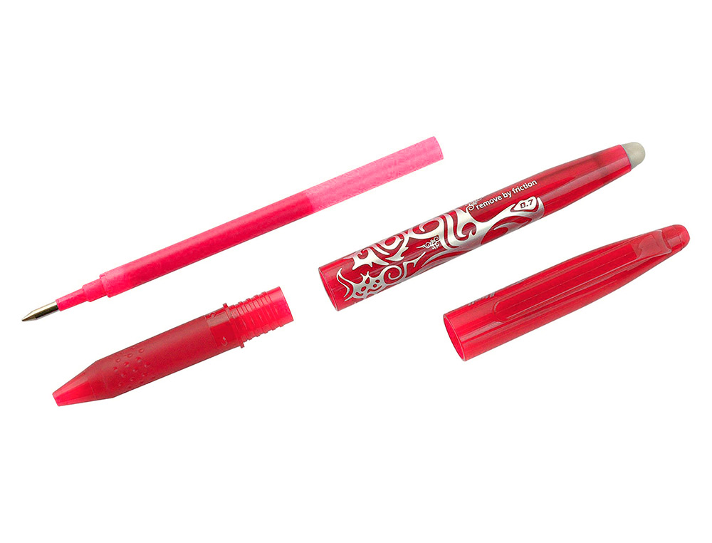 BOLIGRAFO PILOT FRIXION BALL BORRABLE 0,7 MM PUNTA MEDIA ROJO EN BLISTER