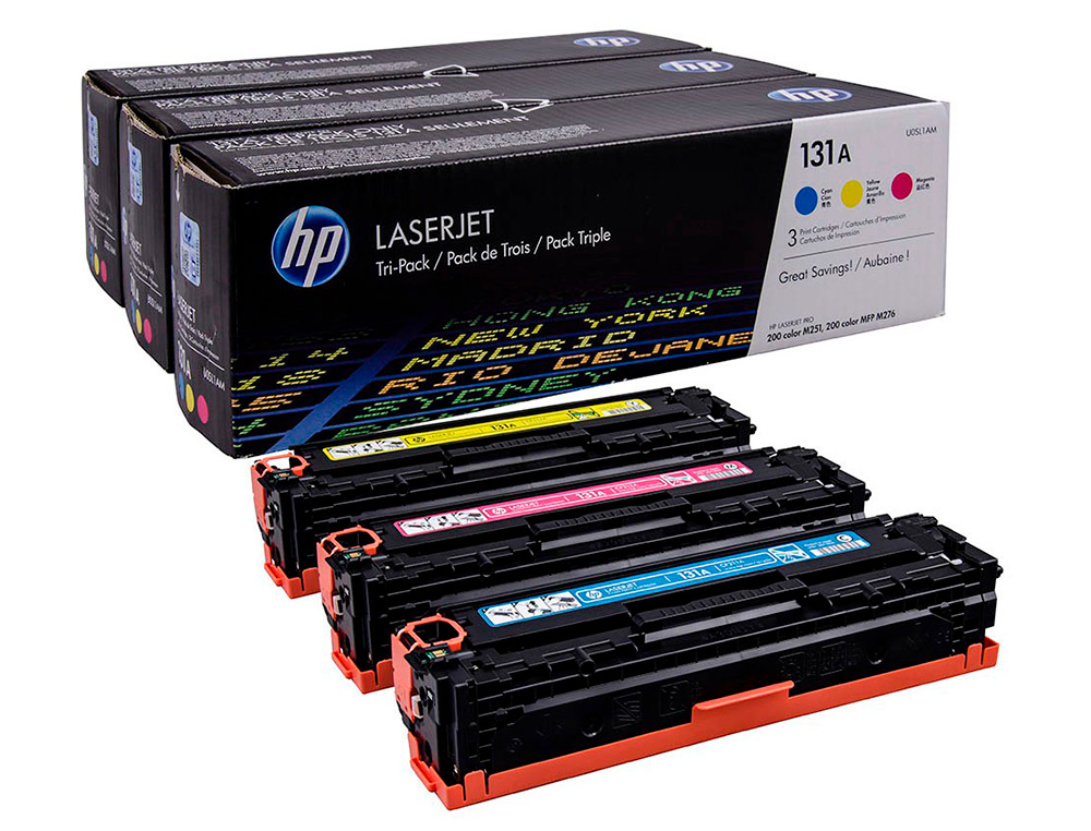 TONER HP N 131A PACK 3TONER CIAN/MAGENTA/AMARILLO
