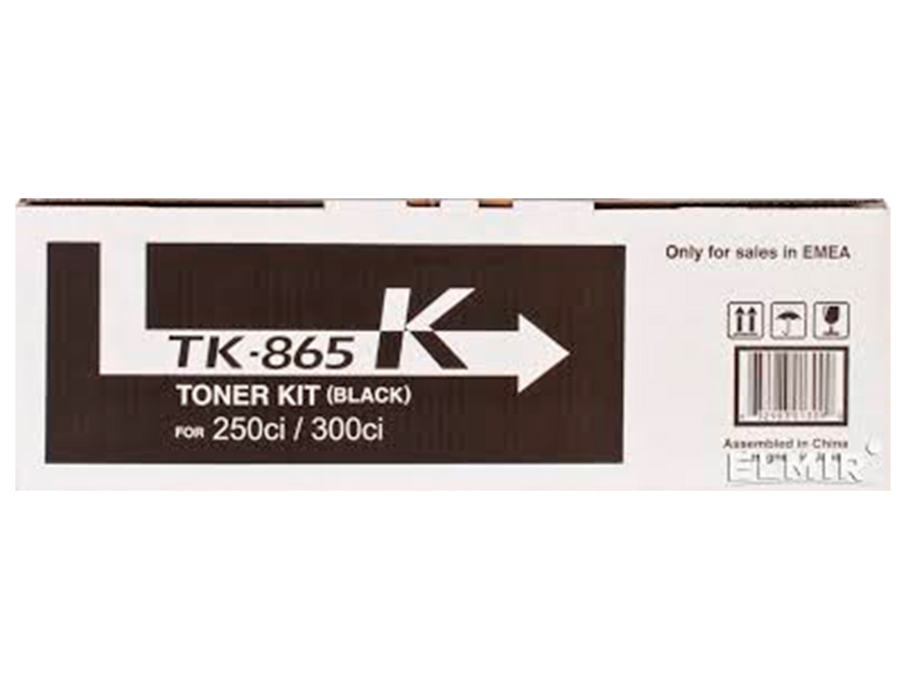 TONER KYOCERA -MITA TASKALFA 250CI / 300CI TK865K MFP TONER NEGRO