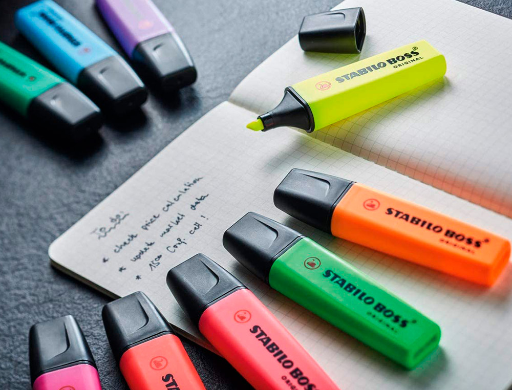 ROTULADOR STABILO BOSS FLUORESCENTE 70 PASTEL AZUL VENTOSO