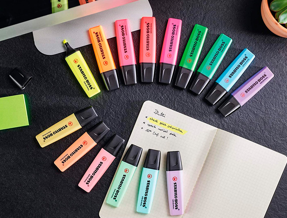 ROTULADOR STABILO BOSS FLUORESCENTE 70 PASTEL AZUL VENTOSO