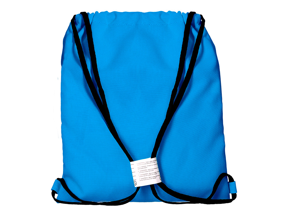 MOCHILA SACO PLANO ANTARTIK BOLSILLO INTERIOR CON CREMALLERA COLOR AZUL 350X400 MM
