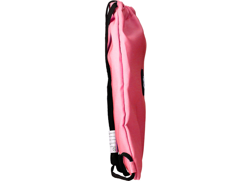 MOCHILA SACO PLANO ANTARTIK BOLSILLO INTERIOR CON CREMALLERA COLOR CORAL 350X400 MM
