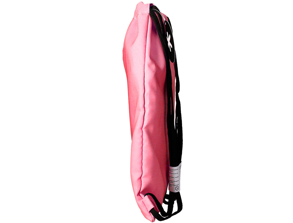 MOCHILA SACO PLANO ANTARTIK BOLSILLO INTERIOR CON CREMALLERA COLOR CORAL 350X400 MM