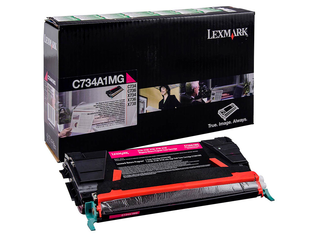 TONER LASER LEXMARK C734 MAGENTA 6000 PAGINAS